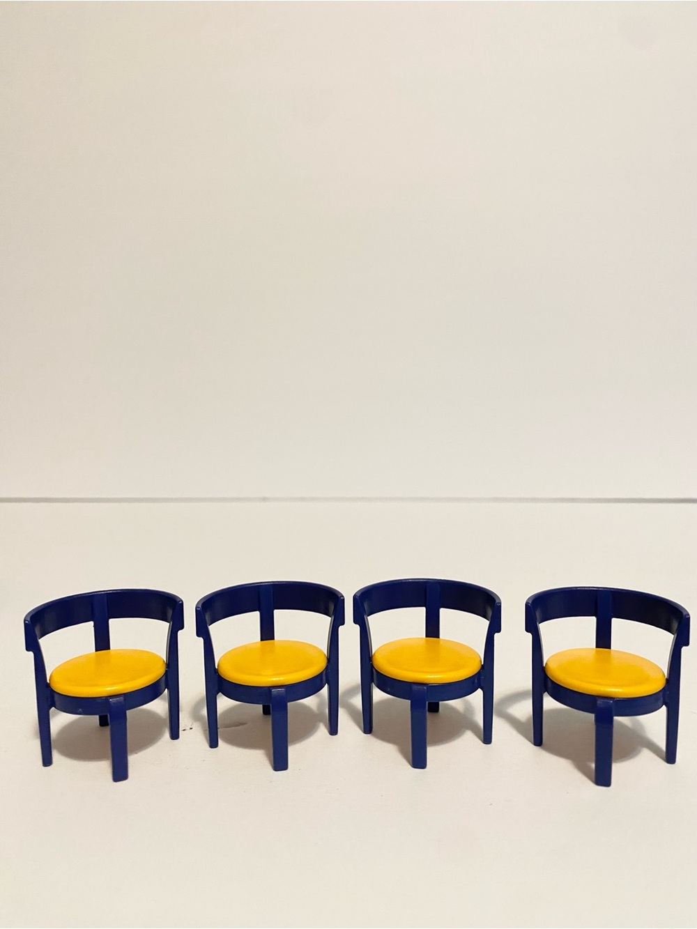 Playmobil Modern Kitchen Dining Chairs Dollhouse Mansion Vintage Set Lot 4/$20 🛑